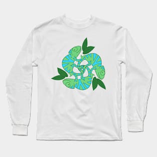 Chameleon Swirl Long Sleeve T-Shirt